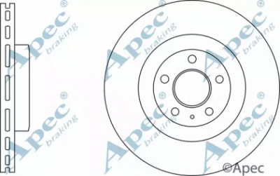 APEC BRAKING dsk3242 -  Тормозной диск